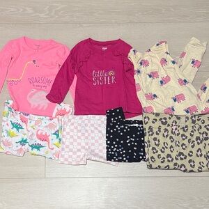 3/$10 Charming Kids Set of 7- Pink, Cream, and Multicolor